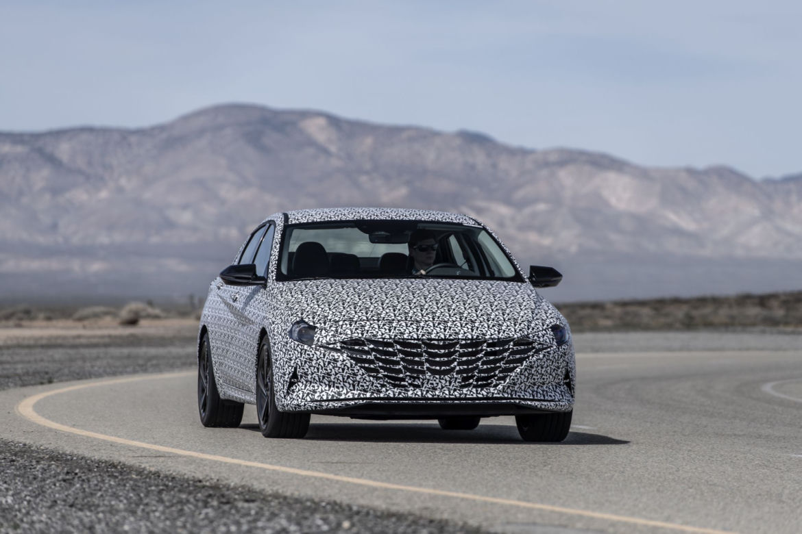 (2020) Zakamuflowany Hyundai Elantra N Line