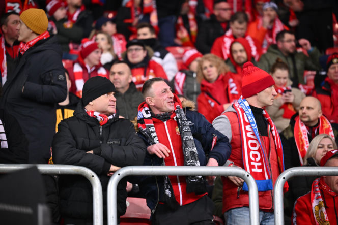 Widzew Łódź - Lech Poznań: Zdjęcia kibiców i zawodników z meczu 24. kolejki PKO BP Ekstraklasy