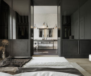 Apartament w czerni i bieli