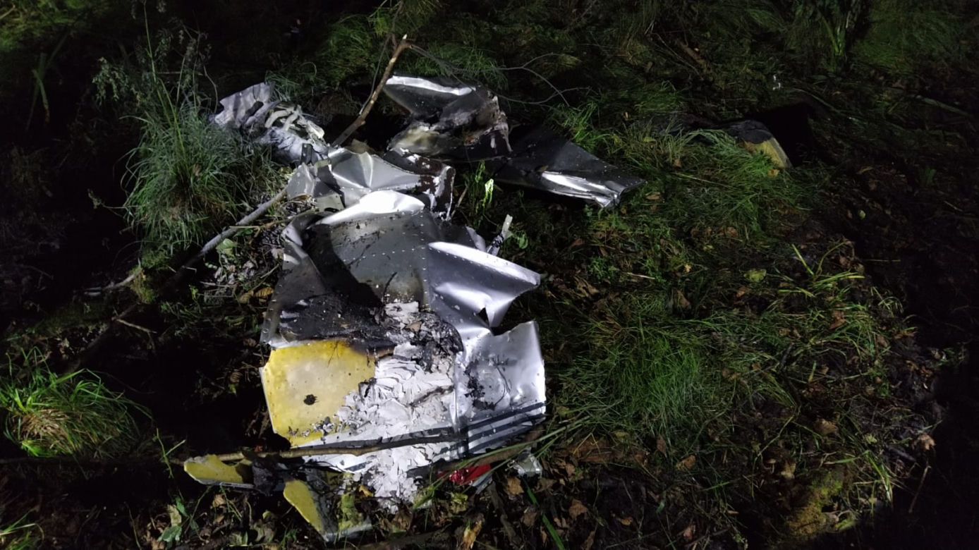 Kikity, Jezioro Luterskie: Makabryczny wypadek samolotu. Dwie osoby zginęły