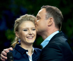 Kinga Duda z tatą