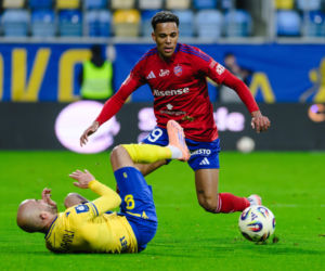 Arka Gdynia - Raków Częstochowa, zdjęcia kibiców i piłkarzy z meczu 17. kolejki PKO BP Ekstraklasy