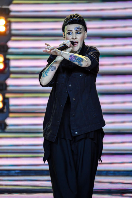 Nowy tatuaż na twarzy Agnieszki Chylińskiej podczas Top Of The Top Sopot Festival 