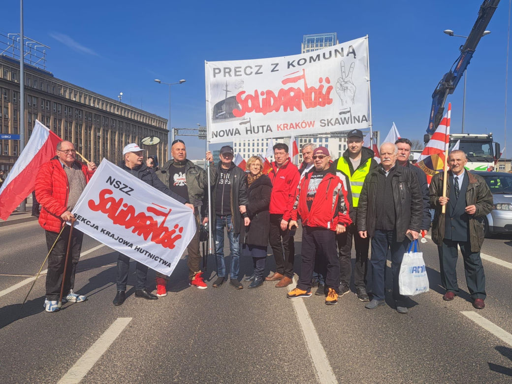 Protest rolników w Krakowie. 20.03.2024