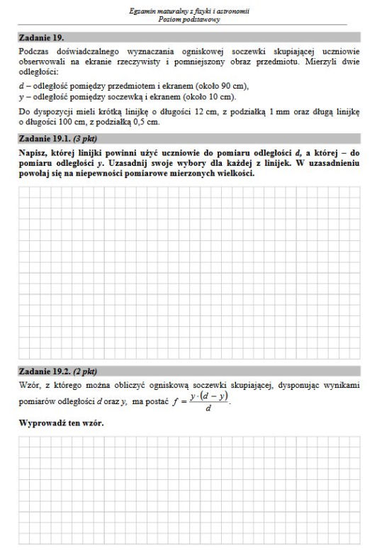 Matura 2017 fizyka