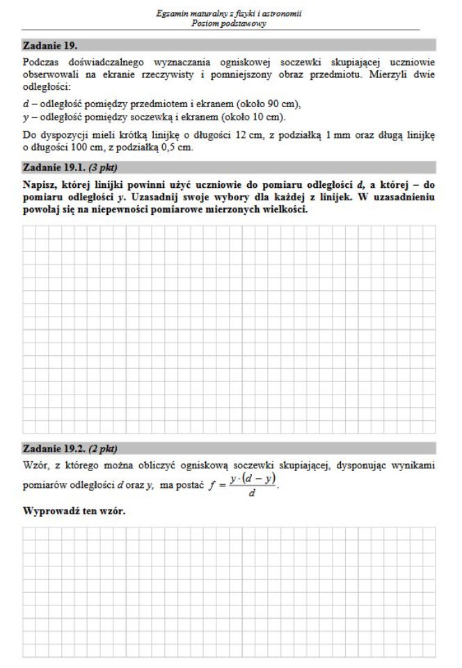 Matura 2017 fizyka