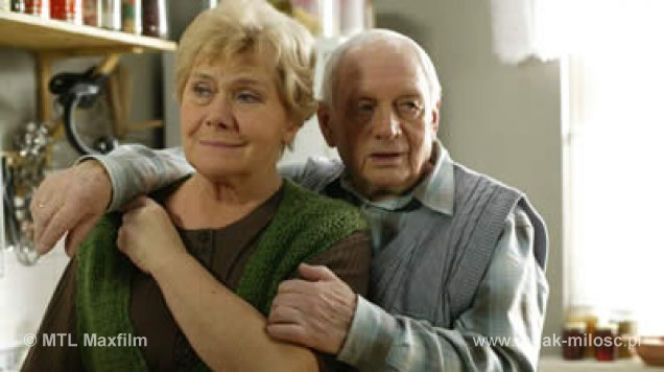 M jak miłość. Barbara (Teresa Lipowska) , Lucjan (Witold Pyrkosz) Mostowiakowie