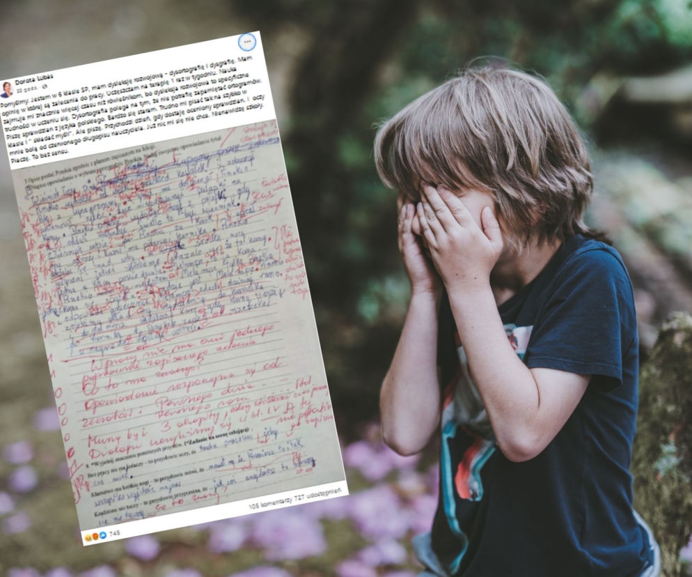 Nauczyciel skomentował sprawdzian szóstoklasisty z dysleksją. Internauci nie kryją oburzenia