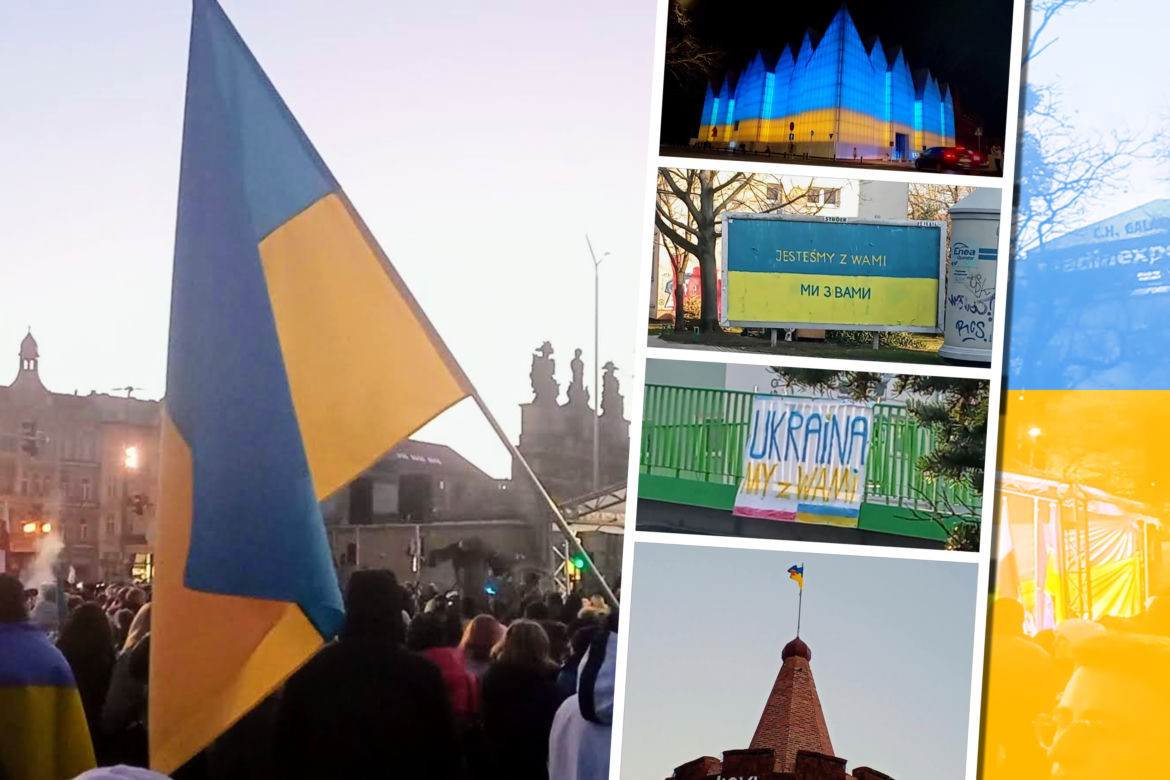 Szczecin solidarny z Ukrainą