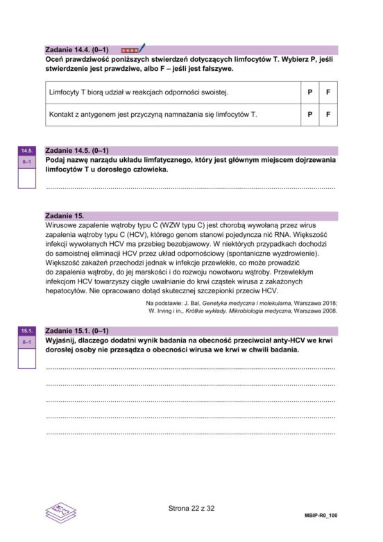 Matura 2026 z biologii ROZSZERZONEJ: arkusze CKE, poziom podstawowy [Formuła 2023] 08.05.2026