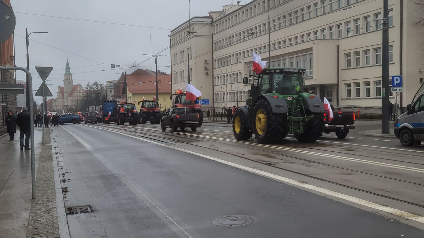 Protest rolników w Olsztynie, 20 lutego 