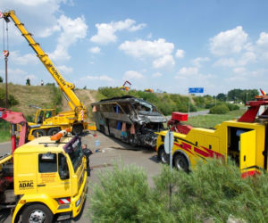  Wypadek polskiego autokaru w Niemczech obok Drezna. NIE ŻYJE 9 osób, około 40 rannych