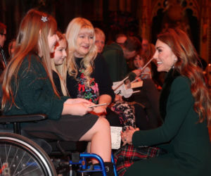 Kate i William z dziećmi na świątecznym koncercie