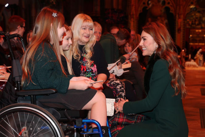 Kate i William z dziećmi na świątecznym koncercie