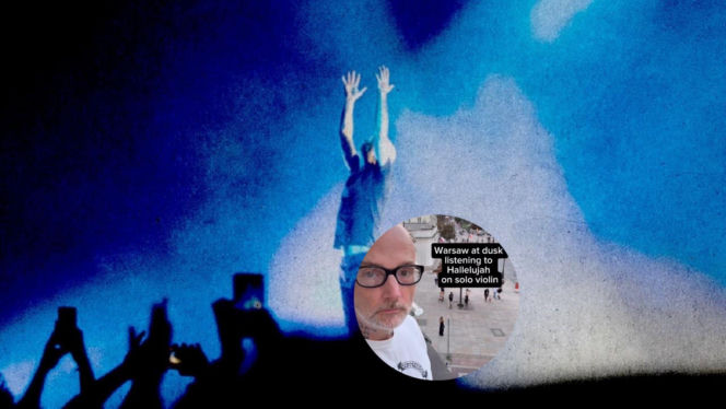 Słynny muzyk zachwyony Warszawą! Udostępnił nagranie z występem ulicznej skrzypaczki