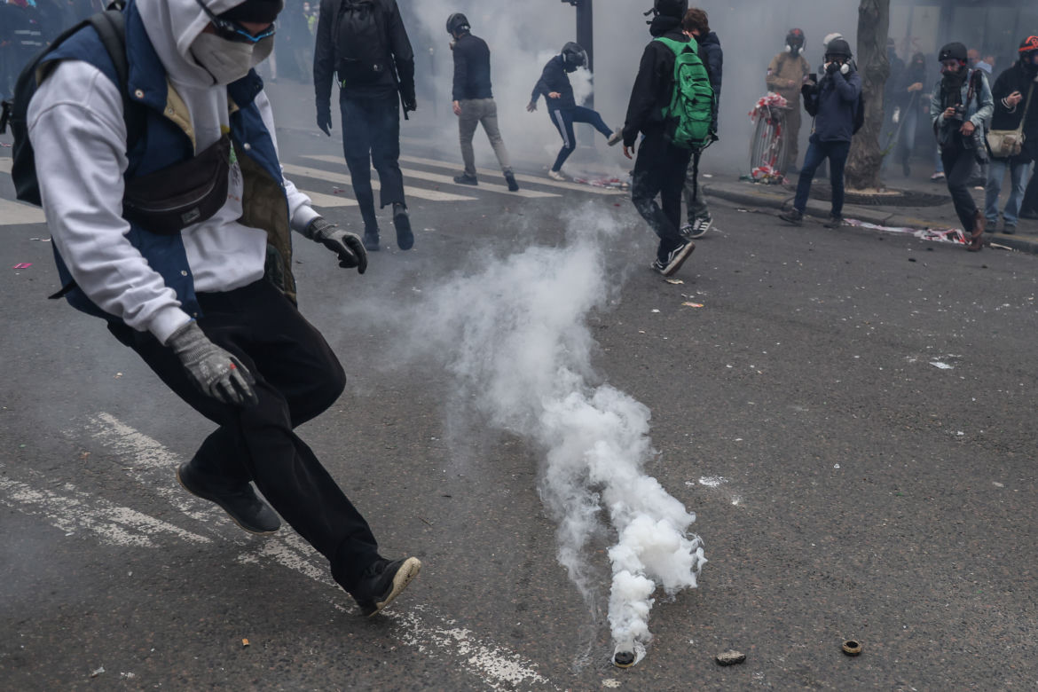 Protest we Francji