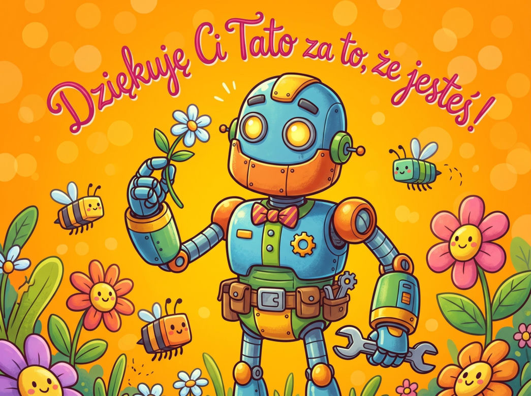 Śmieszna kartka elektroniczna na Dzień Ojca