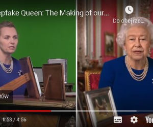 Roztańczona królowa Elżbieta II. Fałszywe orędzie. Co to jest deepfake? 