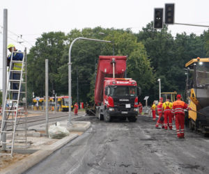 Przez pogodę przebudowa Marszałkowskiej opóźniona