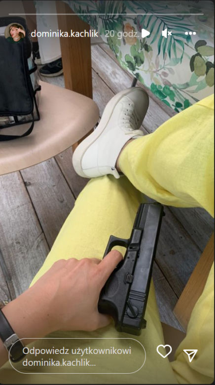 M jak miłość. Franka (Dominika Kachlik) na Instagramie 