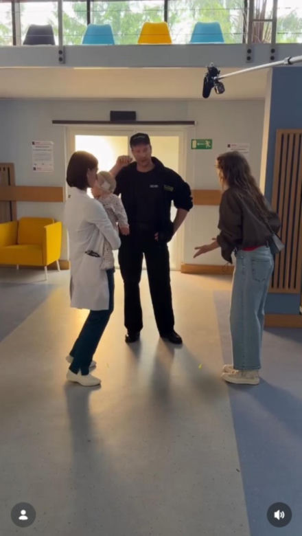 Na dobre i na złe nowy sezon na planie. Nina (Rita Sobocińska), Blanka (Pola Gonciarz), Zuza (Aurora Lipartowska)