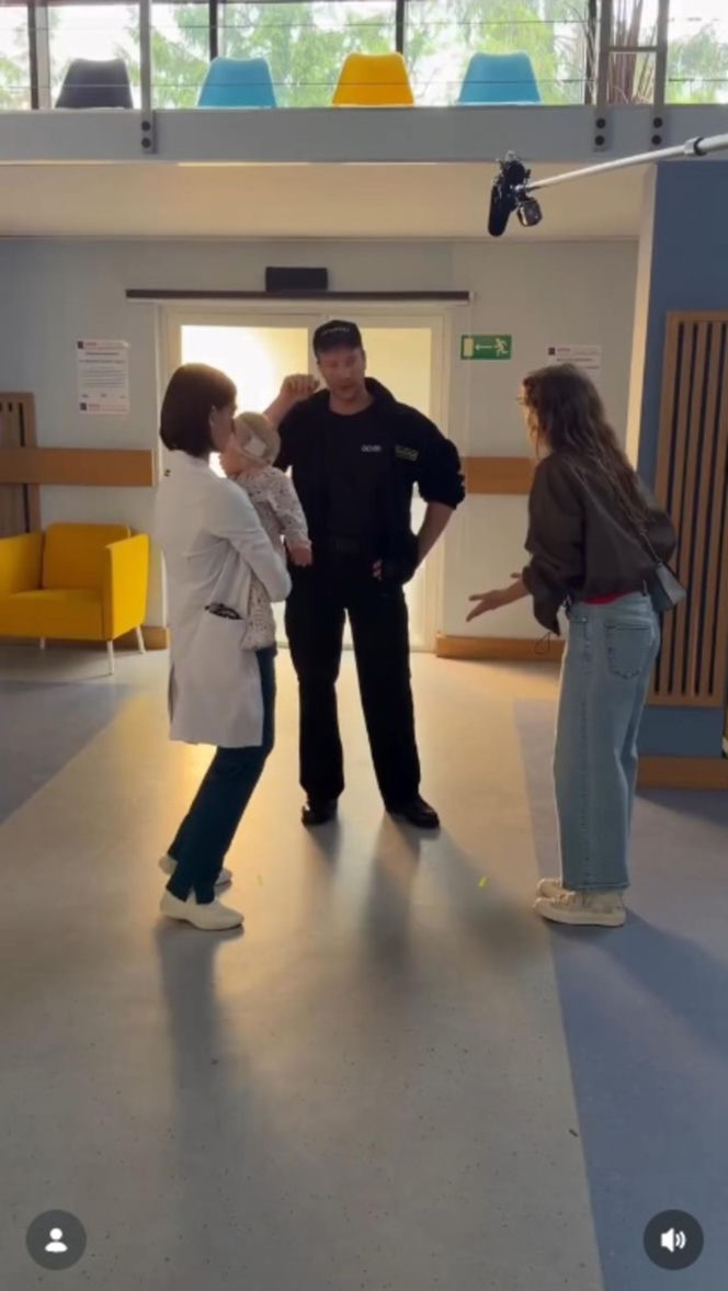 Na dobre i na złe nowy sezon na planie. Nina (Rita Sobocińska), Blanka (Pola Gonciarz), Zuza (Aurora Lipartowska)