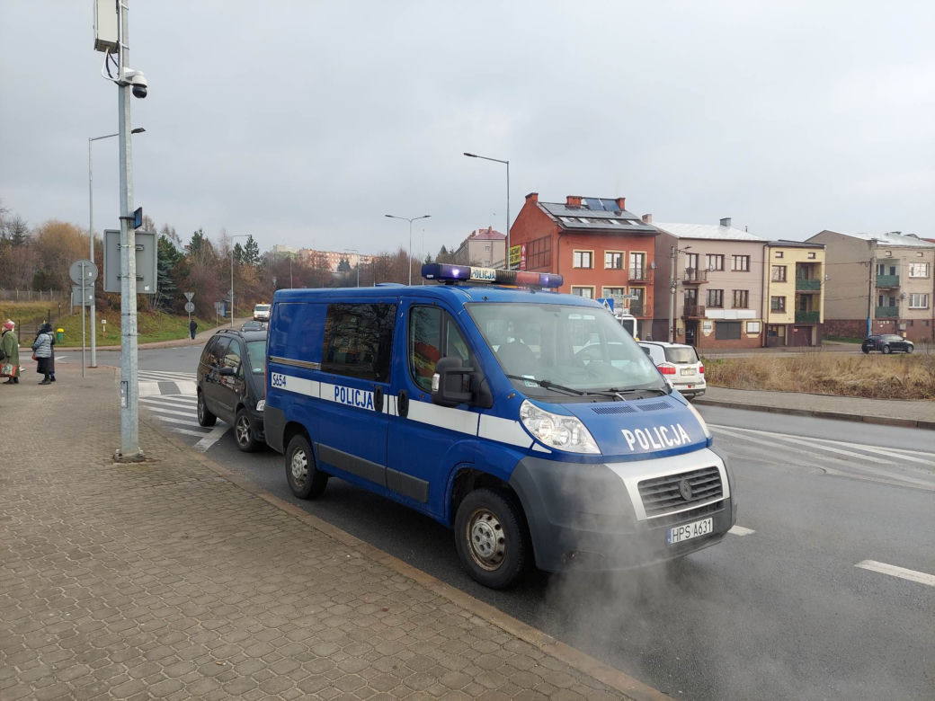 Potrącenie pieszego przy Targowicy w Starachowicach