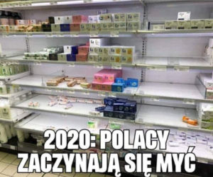 Puste półki w sklepach