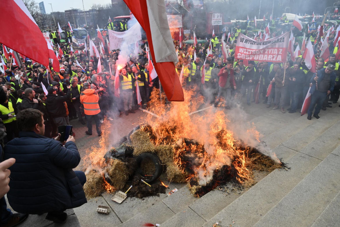 Wrocław. Protest rolników.