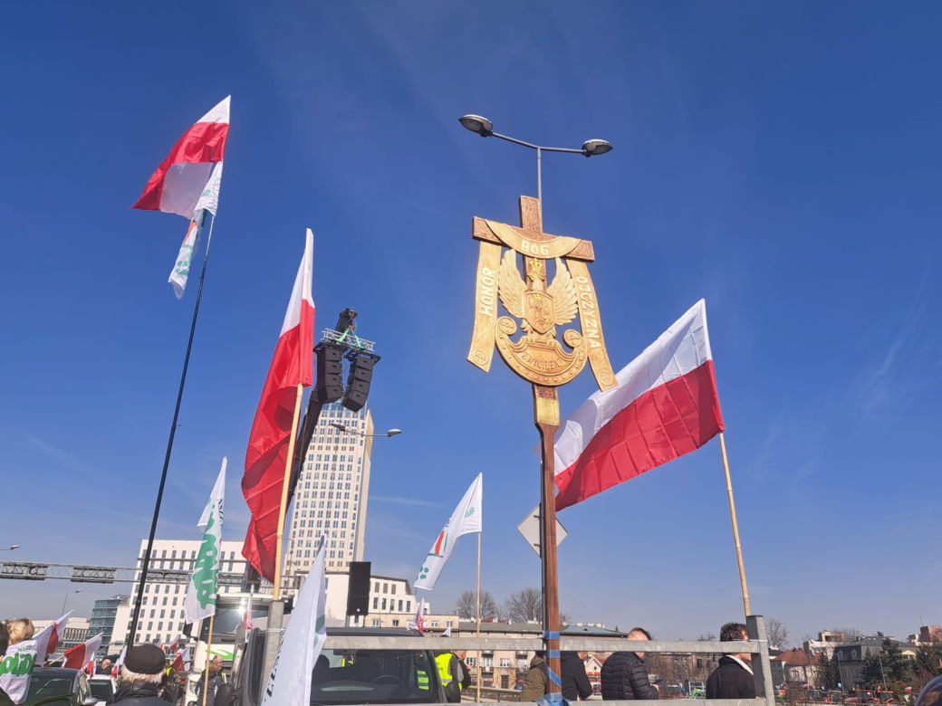Protest rolników w Krakowie. 20.03.2024