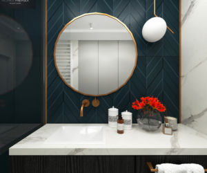 Łazienka w klimacie Art déco