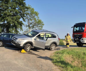 Wypadek w Ładzyniu na DK-5)
