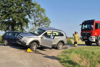 Wypadek w Ładzyniu na DK-5)