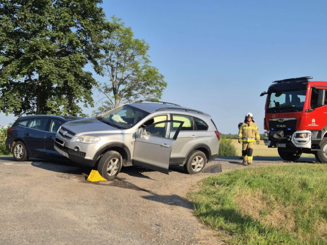 Wypadek w Ładzyniu na DK-5)