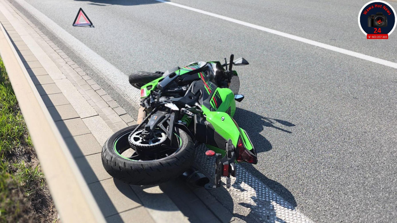  Śmiertelny wypadek motocyklisty na Wisłostradzie