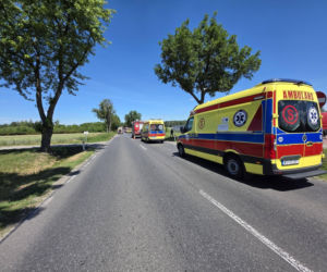 Czołówka na DK 63 w Chodowie. Kilka osób zostało poszkodowanych, w tym dziecko