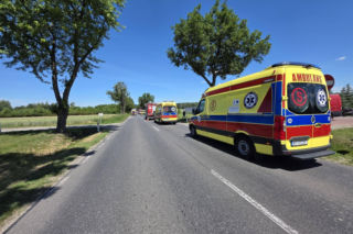 Czołówka na DK 63 w Chodowie. Kilka osób zostało poszkodowanych, w tym dziecko
