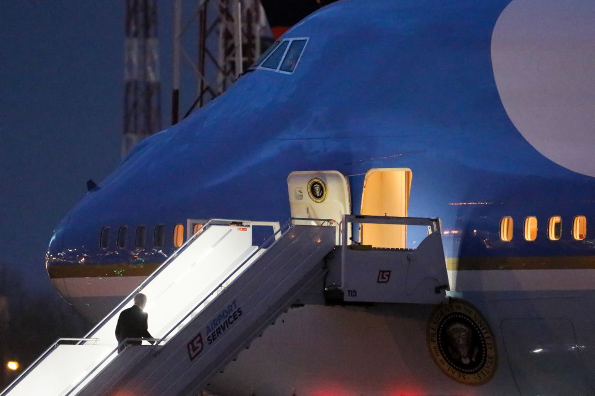 Samolot Air Force One na Lotnisku Chopina