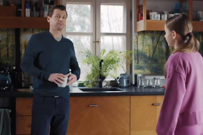 M jak miłość. Adam Karski (Patryk Szwichtenberg), Hania (Wiktoria Basik)