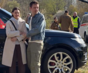 Na dobre i na złe nowy sezon na planie. Mario (Marcin Korcz), Blanka (Pola Gonciarz)