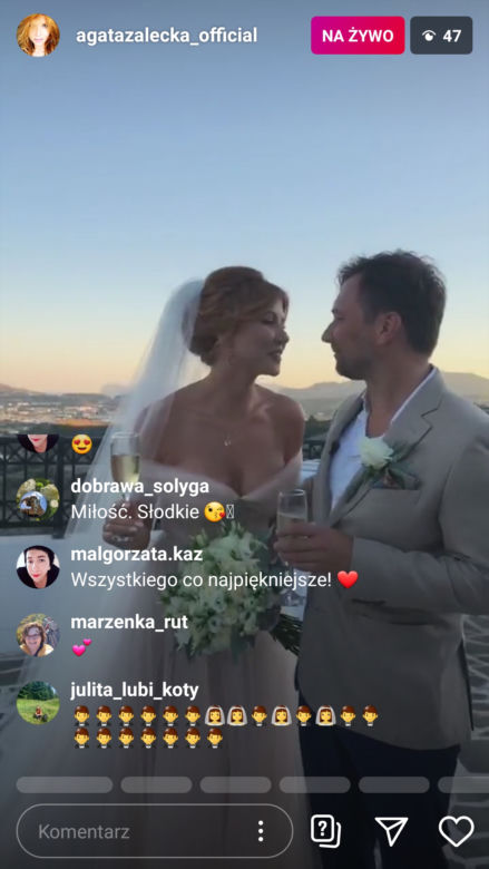 Agata Załęcka wyszła za mąż na greckiej wyspie