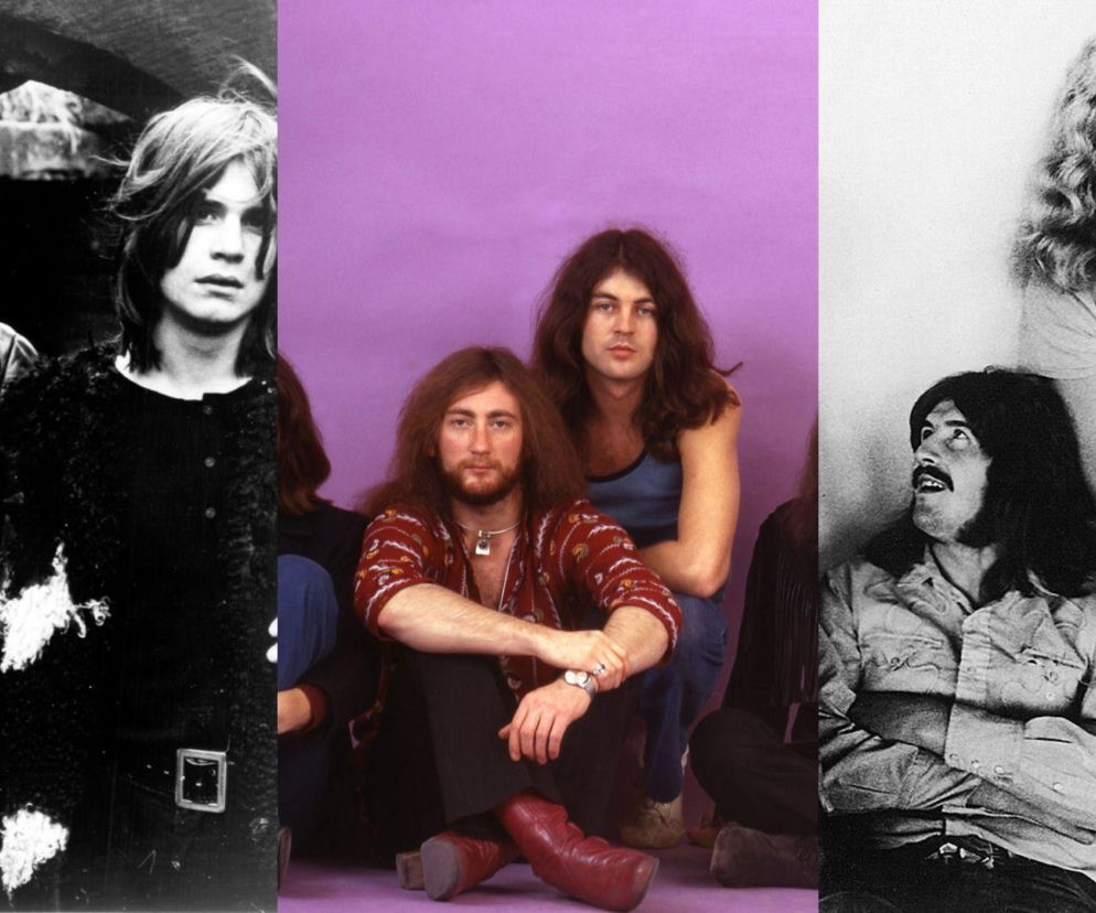 Black Sabbath, Deep Purple, Led Zeppelin