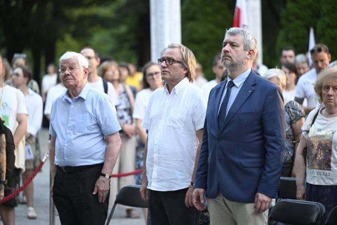 Uroczystości ku czci ofiar Rzezi Woli na Cmentarzu Powstańców Warszawy