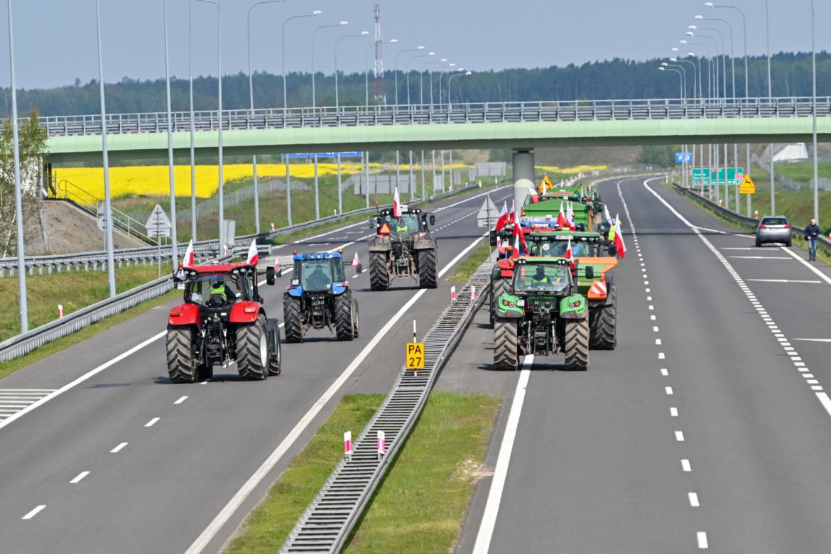 Protest rolników S3 Pyrzyce