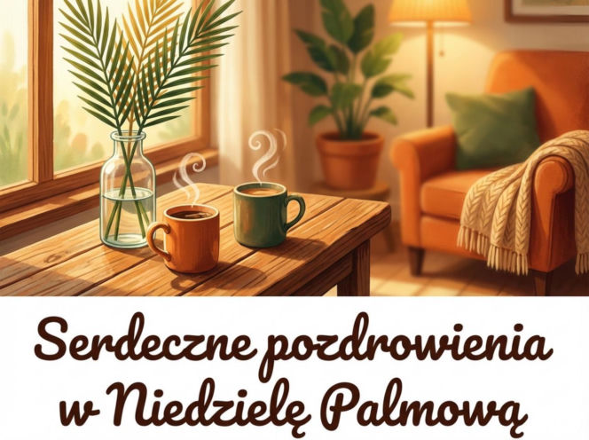 Kartka na Niedzielę Palmową