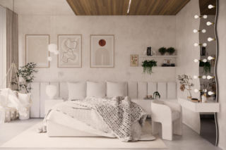 Oświetlenie we wnętrzach - projekt Tissu Architecture