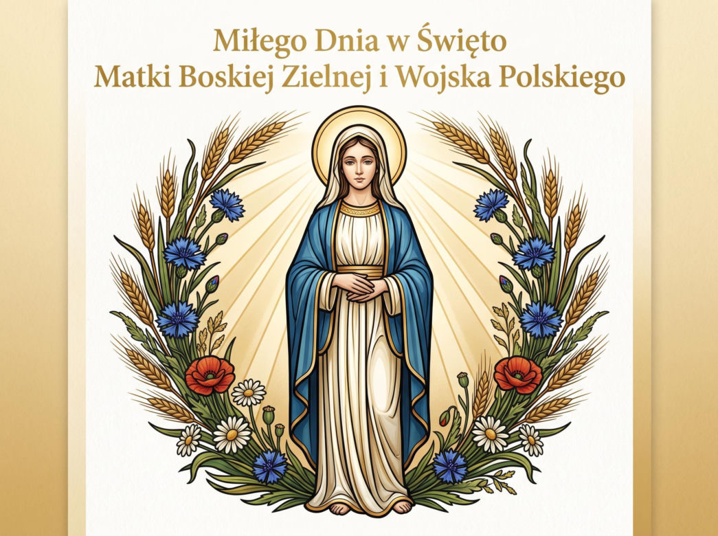 Kartki na dzień dobry 15 sierpnia
