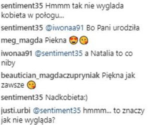 Natalia Siwiec w połogu