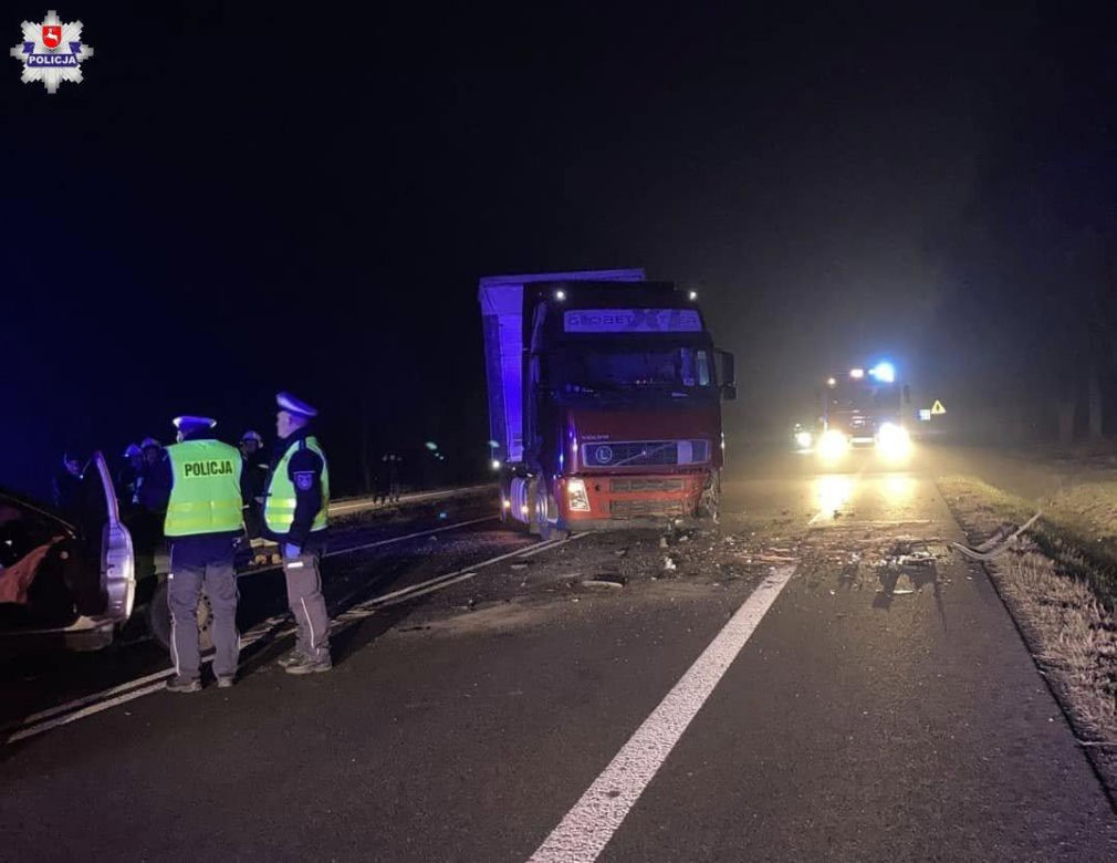 Śmiertelny wypadek na DK 12 w woj. lubelskim