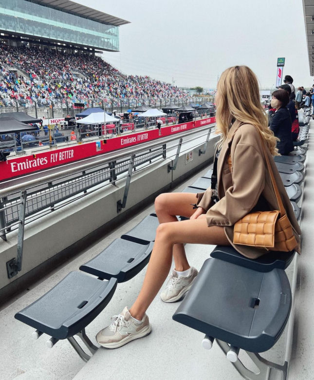 Bartosz Kurek z żoną na wyścigu F1 w Japonii